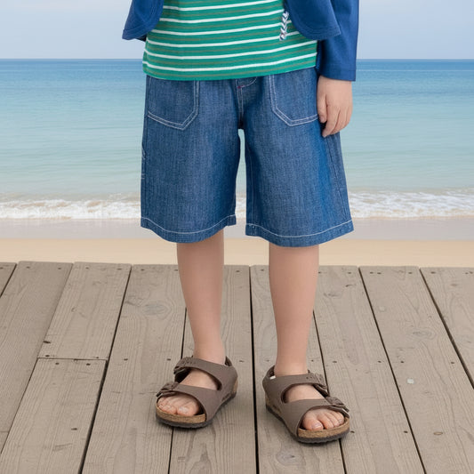 デニムマリンパンツ　BLUE