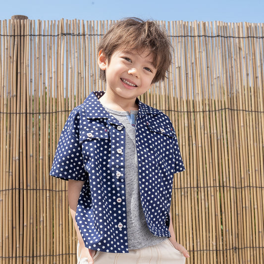 開襟シャツ　DOT