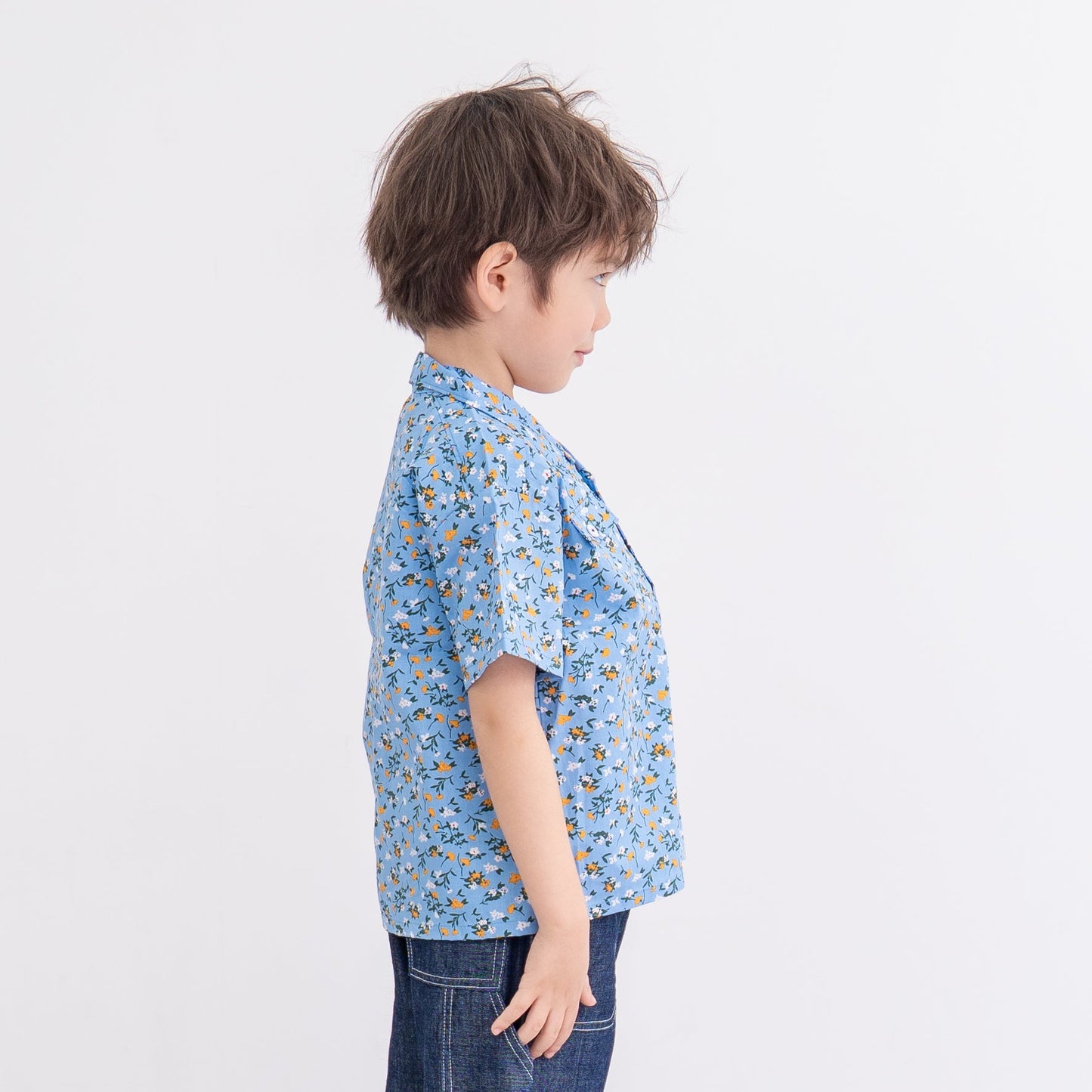 開襟シャツ　PRINT