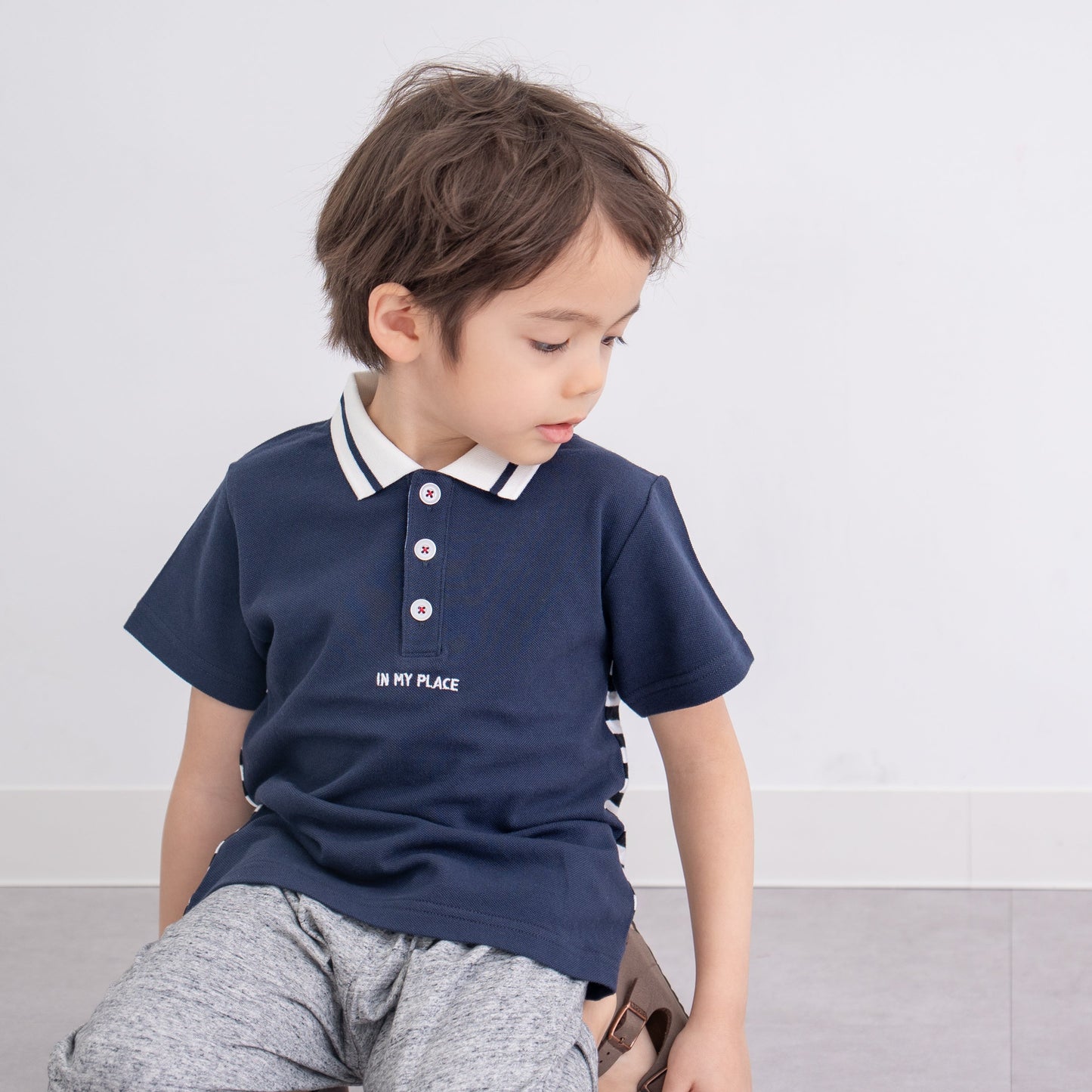 ポロシャツ　NAVY