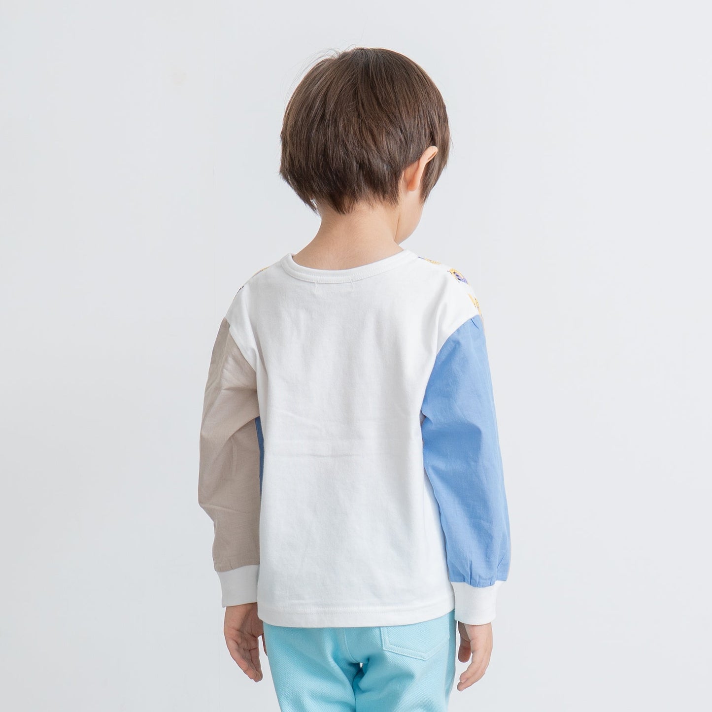 切り替えスリーブTシャツ【コアラ】　OFF-WHITE