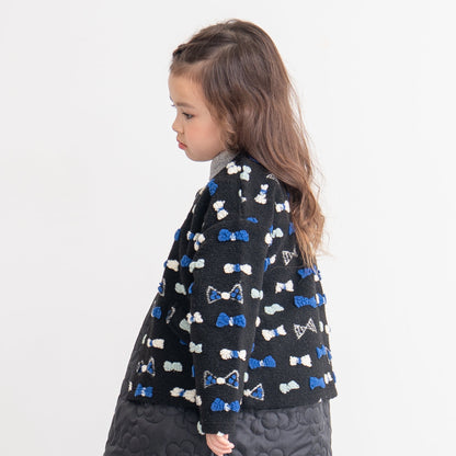 ボアフリースジャケット　BLACK