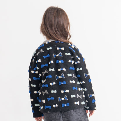 ボアフリースジャケット　BLACK