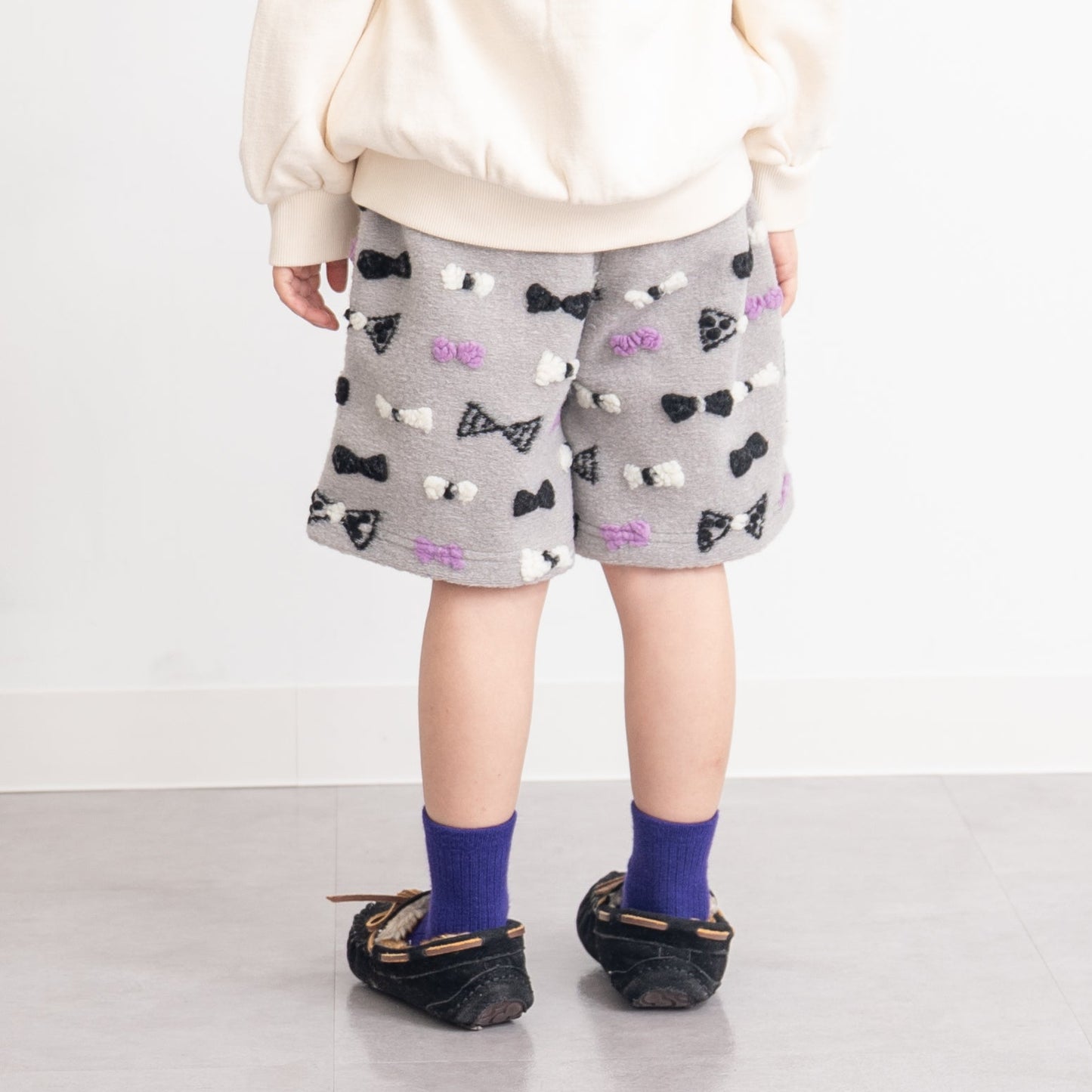 ボアフリースキュロットパンツ　GRAY