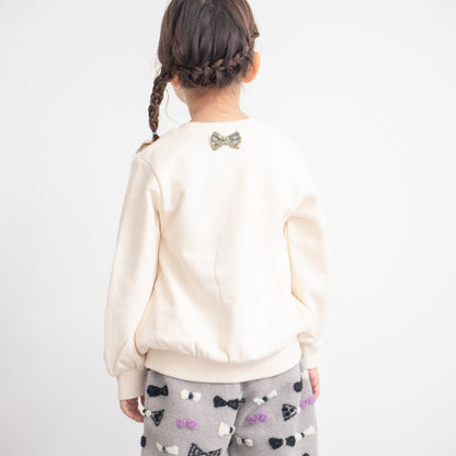 ぽわん袖トレーナー　IVORY