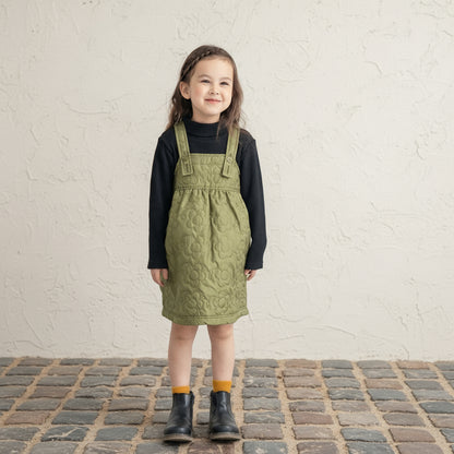 ナイロンキルトワンピース　KHAKI