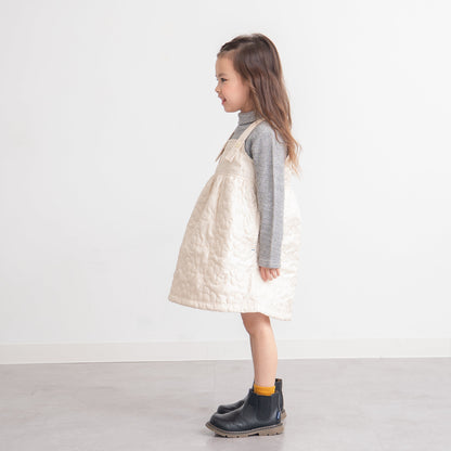 ナイロンキルトワンピース　IVORY