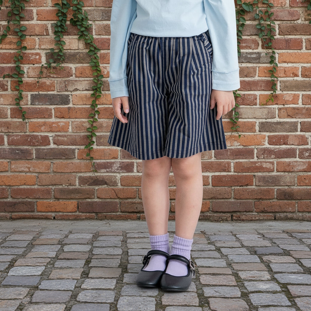 キュロットパンツ　STRIPE