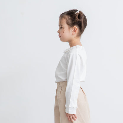 丸襟カットソー　OFF-WHITE