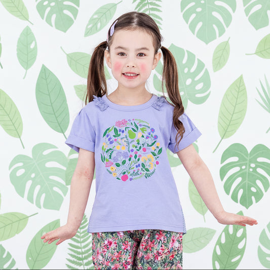 プリントTシャツ　PURPLE