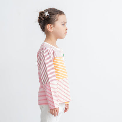 ボーダーTシャツ　PINK