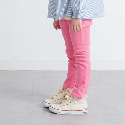 カラーニットデニムパンツ　PINK