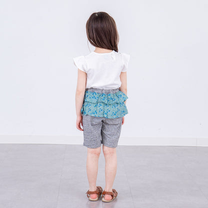 花柄フリルセット　OFF-WHITE