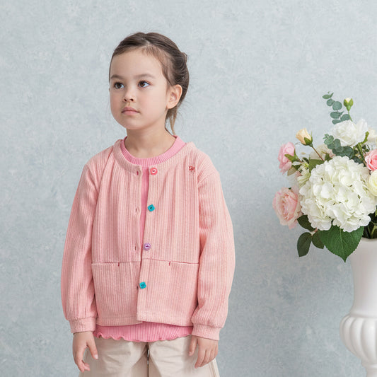 ニットカーディガン　PINK