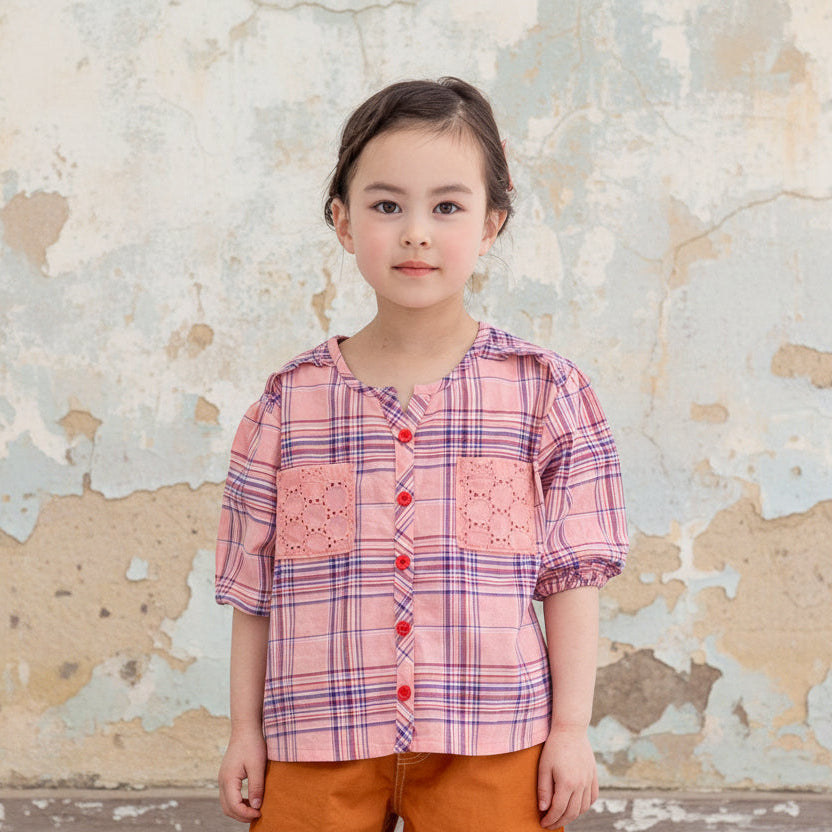 サマーブラウス　CHECK