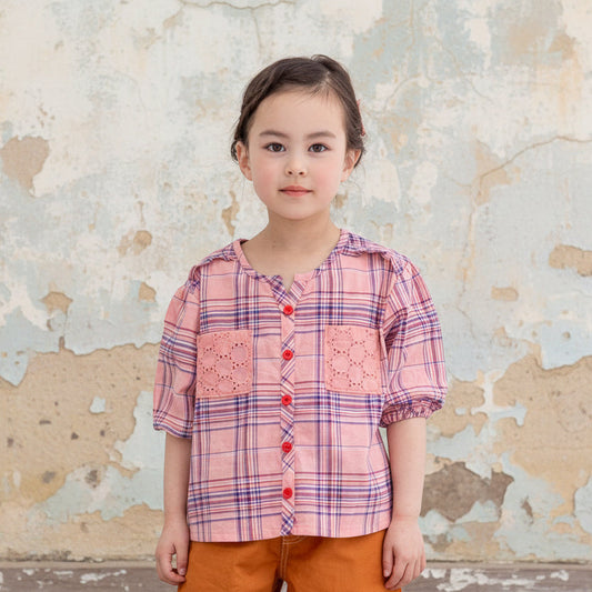 サマーブラウス　CHECK