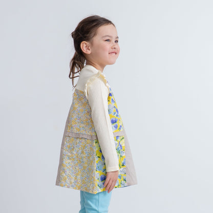 パッチワークチュニック　OFF-WHITE