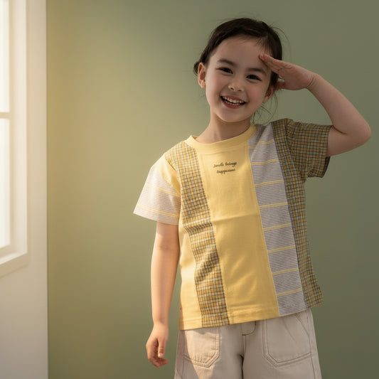 スイッチングTシャツ　BEIGE