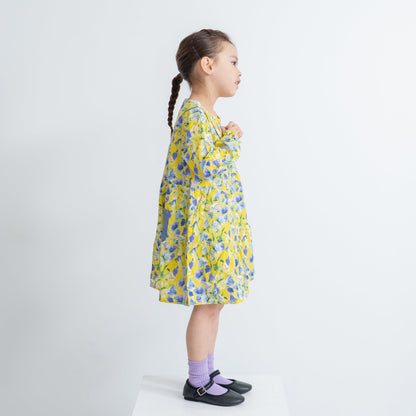 ブラウスワンピース　YELLOW