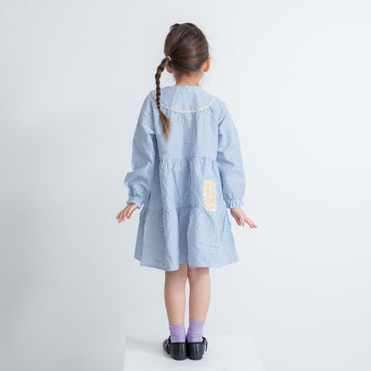 ブラウスワンピース　STRIPE