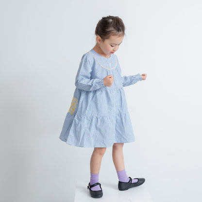 ブラウスワンピース　STRIPE