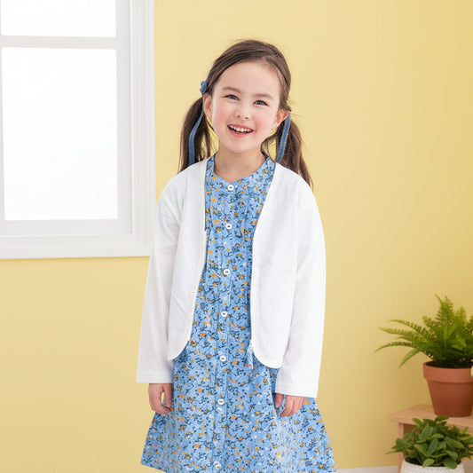 Vネックジップカーデ　OFF-WHITE