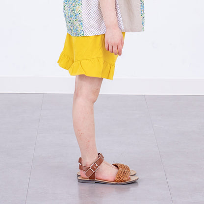 フリルショートパンツ　YELLOW